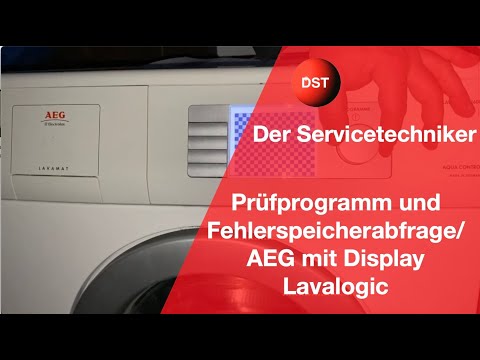 Prüfprogramm und Fehlerspeicherabfrage/ AEG mit Display Lavalogic