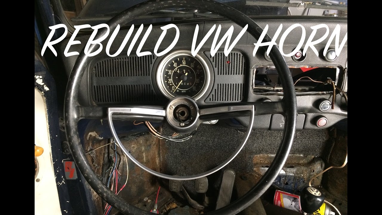 Classic VW Bug Horn Rebuild/ Re-wire a classic Volkswagen ... car tv wire diagram 