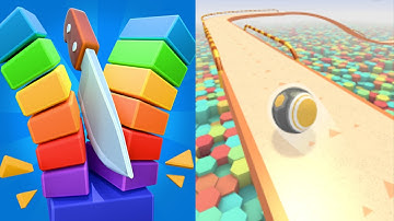 Slice It All VS Action Balls 3D 🌈🌀 MAX Levels unlocked Android iOS Gameplay