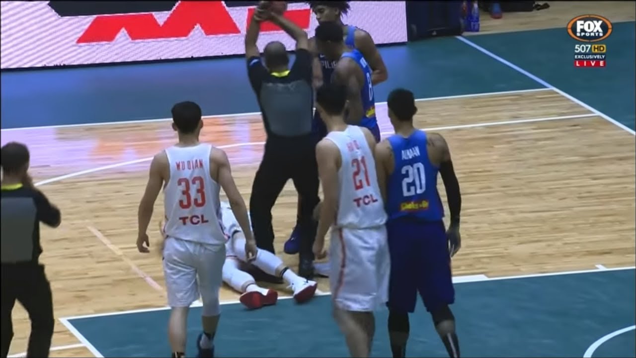 CHINA VS PHILIPPINES BASKETBALL FIGHT 2017! Abueva EJECTED! FIBA ASIA