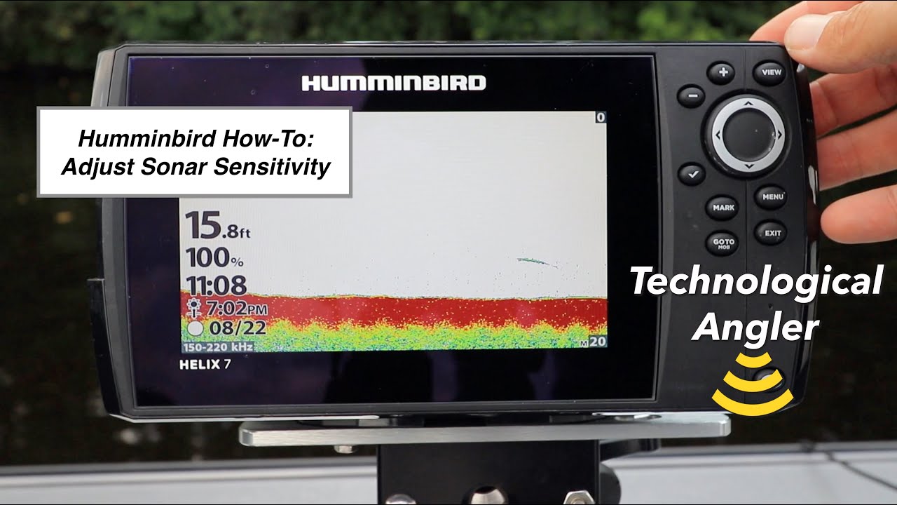 Humminbird HELIX Quick Tip: Adjust Sonar Sensitivity (HELIX 7