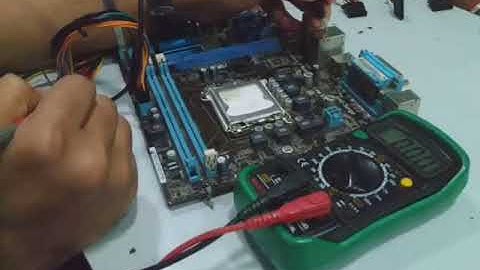 How To Check Voltage Of Ram Section In Desktop Motherboard