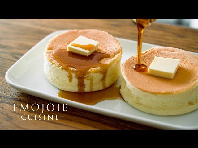 Japanese Soufflé Pancakes Recipe | スフレパンケーキの作り方 | Emojoie Cuisine