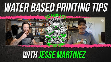 Water Based Screen Printing Tips and Advice with Jesse Martinez of Matsui Ink
