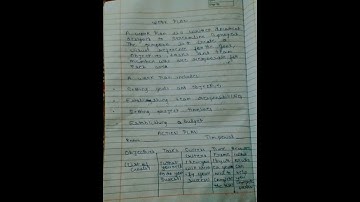WORK PLAN|FORMAT OF ACTION PLAN#SHORTS