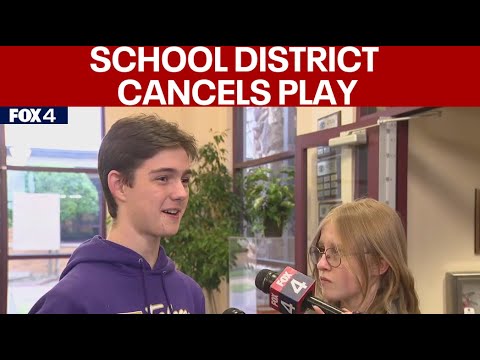 Students voice concern after Keller ISD cancels play - YouTube