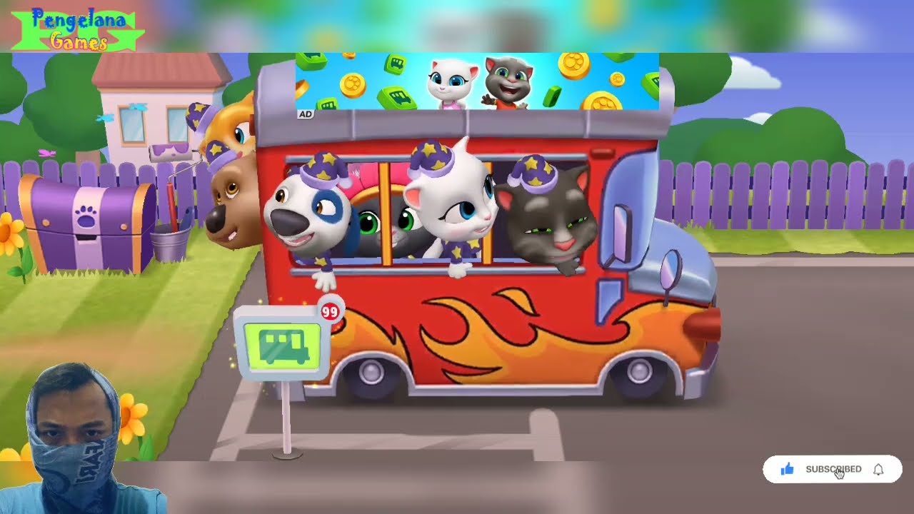 Game Kucing Lucu 😂 || Kucing Tom dan Kawan-kawan || Tom, Oyen, Cat, Rabbit, Angela, Doggy