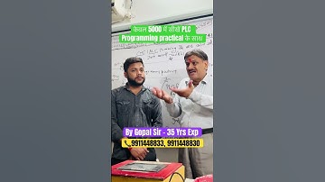 Gopal Sir introduced the students who came to do PLC programming #shorts #plc #automobile #cnc