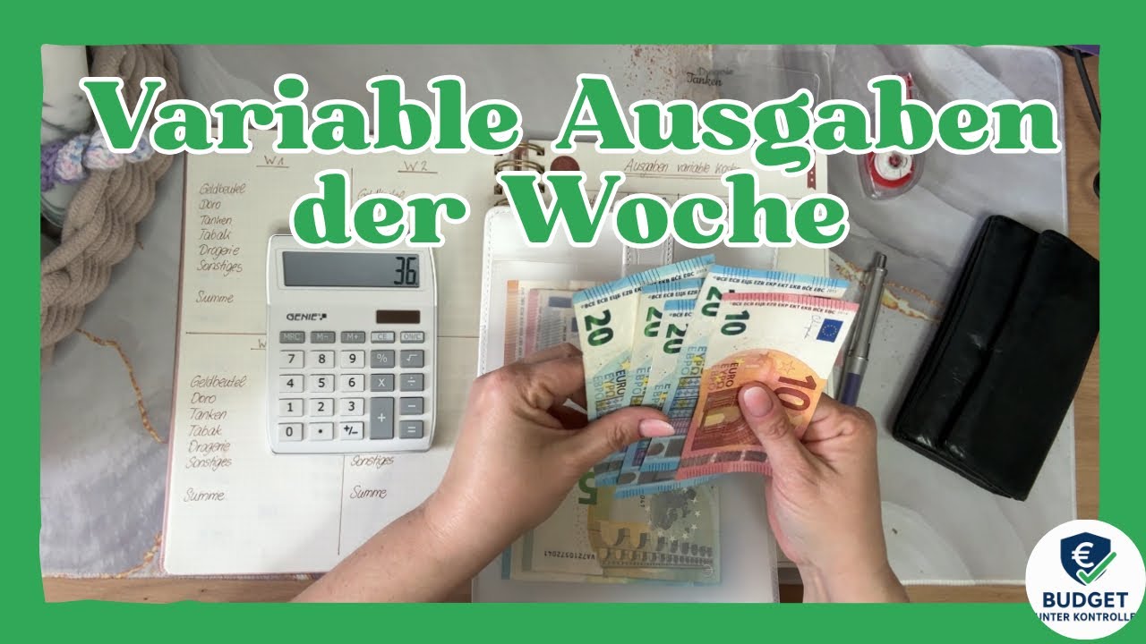 💶Transparenter Einblick in meine wöchentliche Ausgaben und wie ich sie kontrolliere. 
