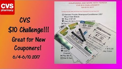 CVS $10 CHALLENGE!  6/4-6/10 2017  Google Doc Link