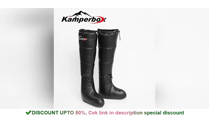 Camping Down Socks Down Booties Sleeping Bag Socks Down Boots Camping Sleeping Boots  Kamperbox Slee