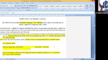 Executive Programme NS on Company Law, on 14th July 2020, at 2 PM to 5 PM, By CS Vishhal Arorah