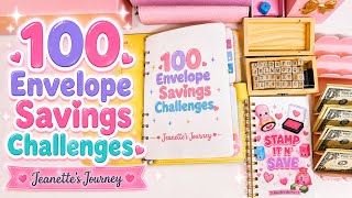 Full 100 ENVELOPE SAVINGS CHALLENGE | CASH STUFFING | LONG-TERM SAVINGS | CASH ENVELOPE SYSTEM Guide