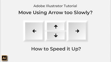 How to Speed Up Move Using Arrow Key - Adobe Illustrator Tutorials