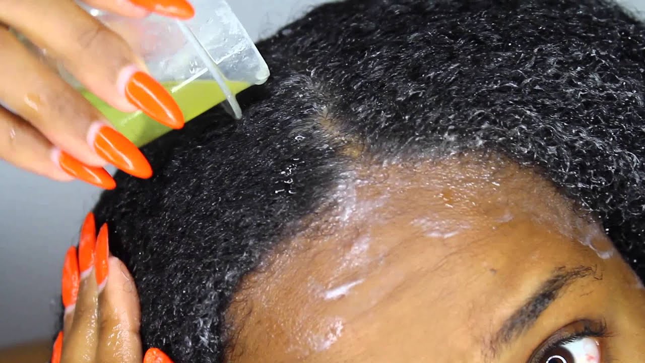 Hot Oil Treatment Using Mielle Organics Mint Almond Oil YouTube
