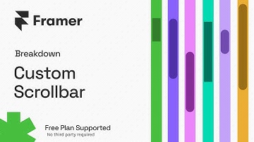 Framer Custom Scrollbar | Breakdown | Free Code Override