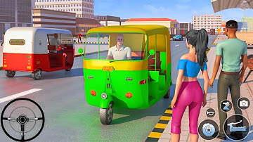 Tuk Tuk Auto Rickshaw Driving Simulator - Offroad Auto Rickshaw Game - Android gameplay