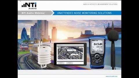 Webinar: Solutions for Unattended Noise Monitoring