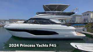 2024 Princess Yachts F45 walk-through