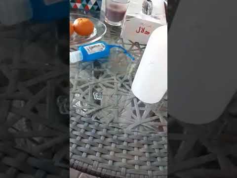 كويتي يشرح ويبين خطر المعقمات وقابلتها للاشتعال