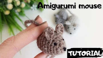 How to crochet an amigurumi mouse - Crochet tutorial