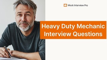 Sample Interview Questions for Heavy Duty Mechanic with Answers