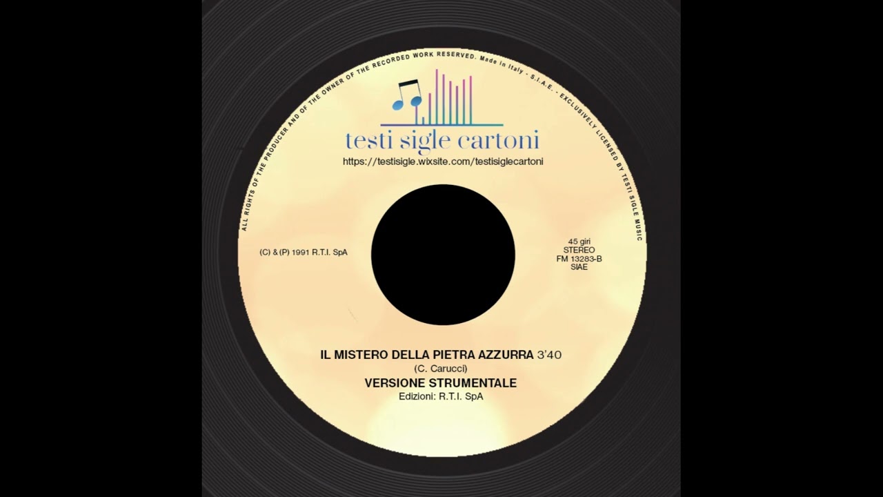 Il mistero della pietra azzurra (versione strumentale)