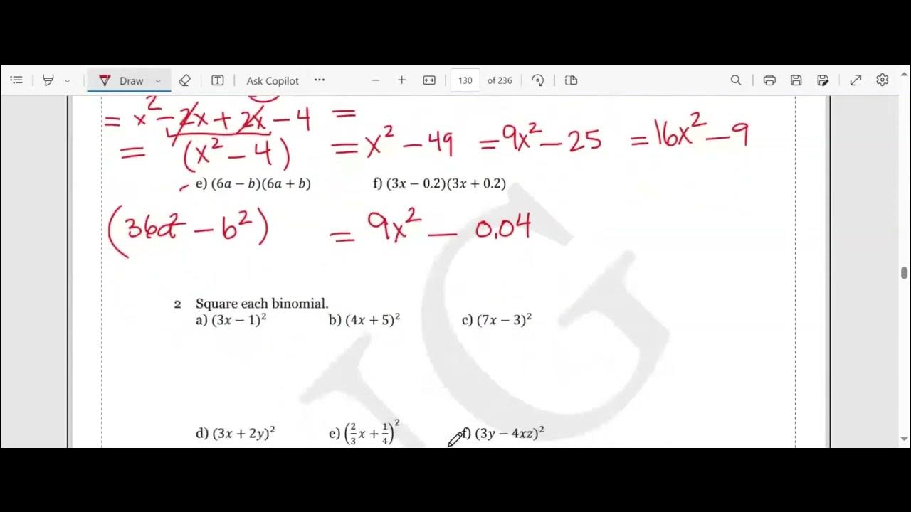 Multiplying Polynomials Part 2 Area of a rectangle YouTube