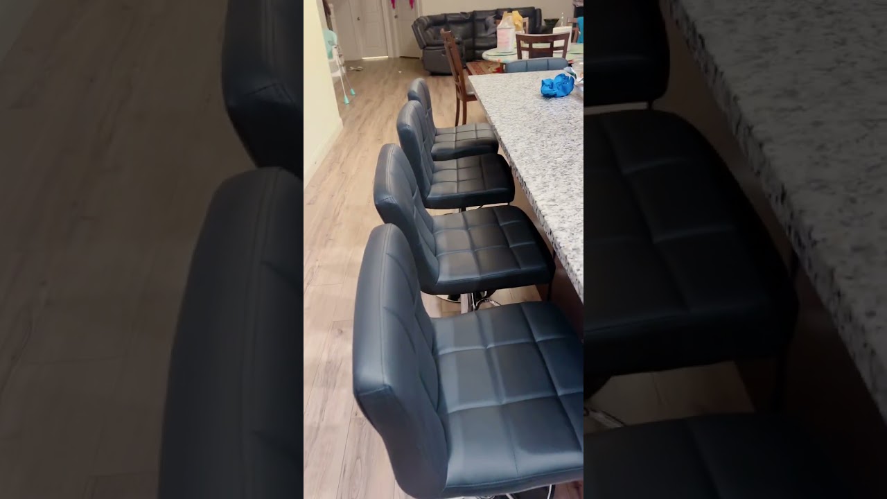 Adjustable height bar stools for ultimate comfort 