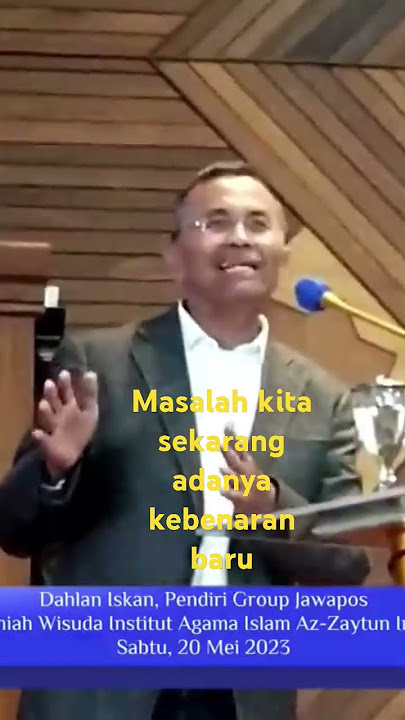 Perjuangan kita sekarang melawan kebenaran baru; Dahlan Iskan. #jawaposradarmojokerto #dahlaniskan