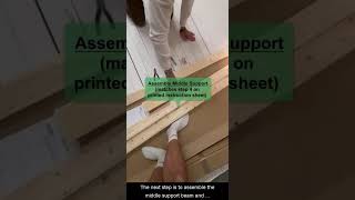 Nodax F14 Apus Bed Frame Manual Assembly Instructions Video | Natural Untreated Wooden Bedframe