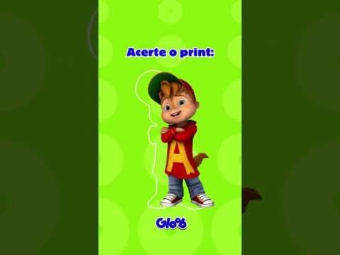 DESAFIO DO PRINT! VOCÊ CONSEGUE PAUSAR NO MOMENTO CERTO? | ALVIN | Mundo Gloob #Shorts