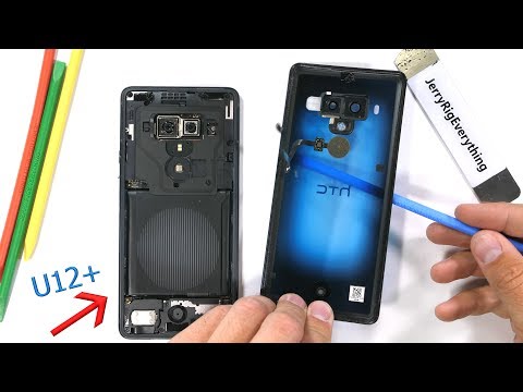 HTC U12 Plus Teardown - क्या &rsquo;बटन&rsquo; को ठीक किया जा सकता है?