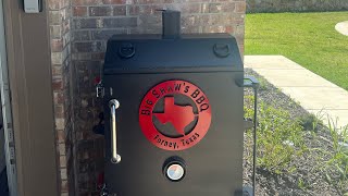 Testing out my new Boathouse Smokers Vertical smoker!