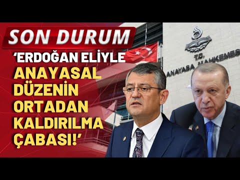 Özgür Özel'den yargı krizinde iktidara zehir zemberek sözler: Erdoğan  liderliğinde bir kalkışma! - YouTube