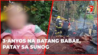 3-anyos na batang babae, patay sa sunog