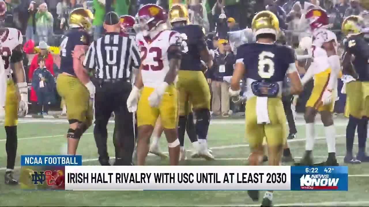 Report: Notre Dame, USC football rivalry series to go on hiatus