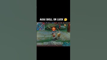Akai Skill or Luck 🤔 #shorts #mlbb #akai