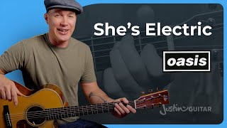 She&#39;s Electric by Oasis | Acoustic Guitar Lesson