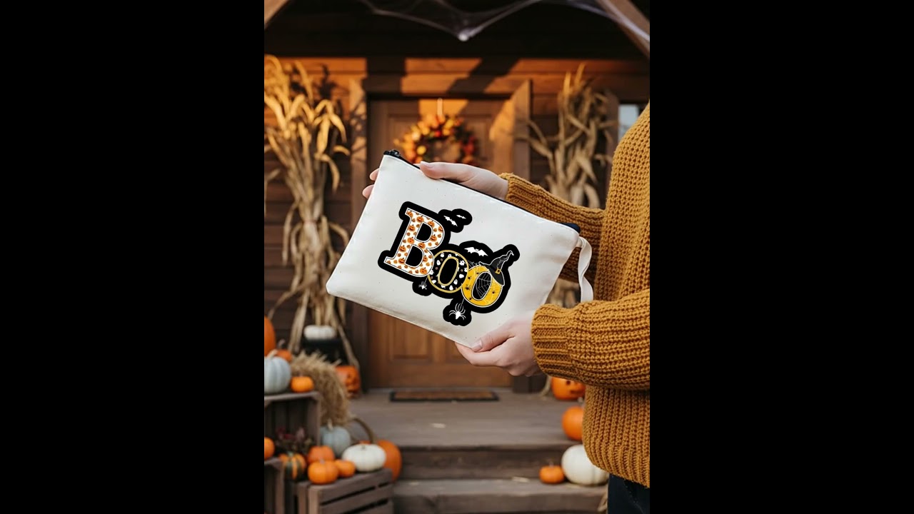 🎃 Halloween Collection – Custom Tote Bags, Backpacks & More 👻👜