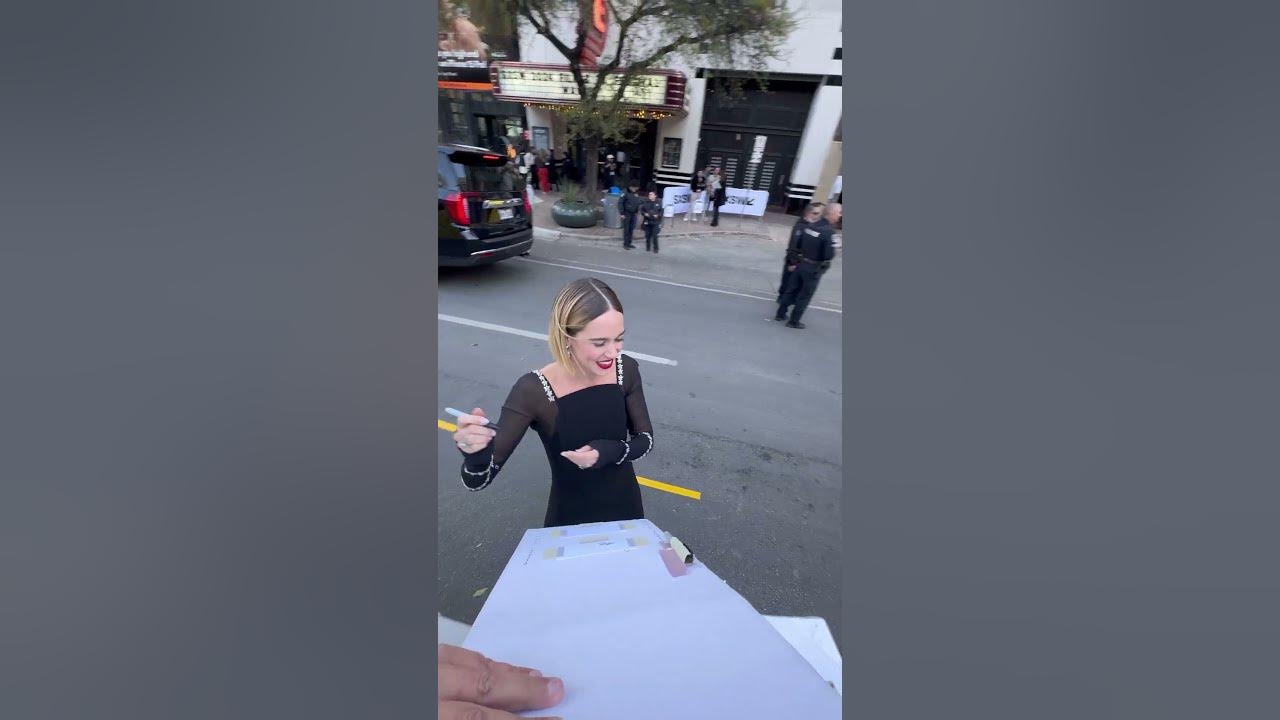 Matilda Lutz Signs Autographs, Greets Fans SXSW “Magpie” Premiere 2025