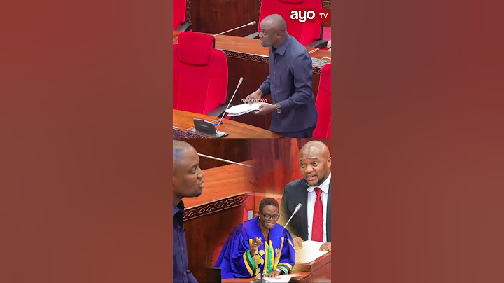 GAMBO AMVAA WAZIRI MCHENGERWA BUNGENI DODOMA "AMEPOTOSHWA"