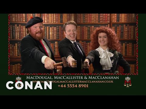 Get Niche Legal Help From MacDougal, MacCallister & MacClanahan | CONAN on TBS