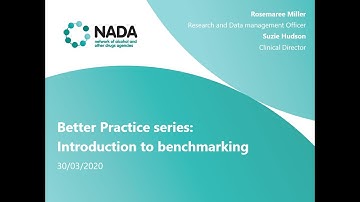 Better practice: Introduction to benchmarking