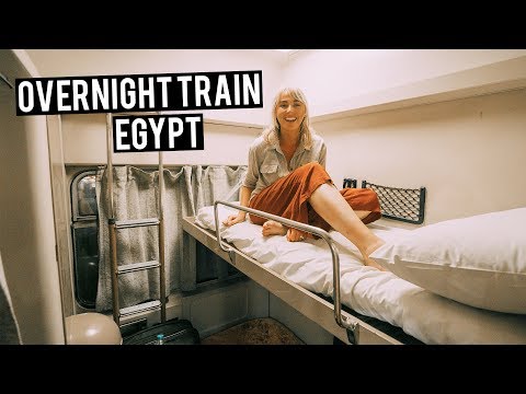 THE BEST TRAIN IN EGYPT | Watania Train | First Class Sleeper - Cairo to Aswan