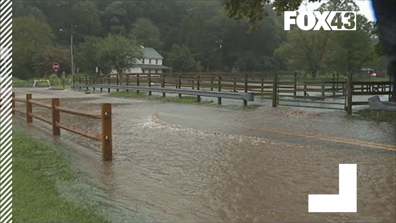 Flash flooding closes roads, causes concern across region - YouTube