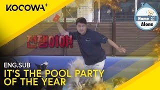 Hyun Moo Has A Pool Party At The Dog Shelter 🐶 | Home Alone Ep547 | Kocowa+