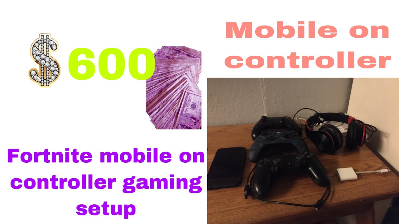 Switching to controller.. (fortnite mobile on controller setup tour