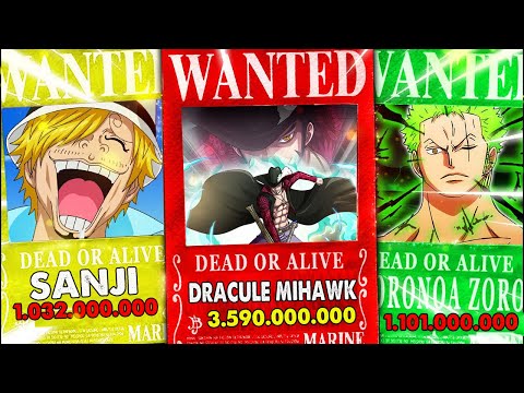 Video Tiền Truy Nã Mới Của Mihawk - Zoro - Sanji - Chopper |... - youtube