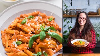 The Best Vegan Penne alla Vodka | Vegan Vodka Sauce